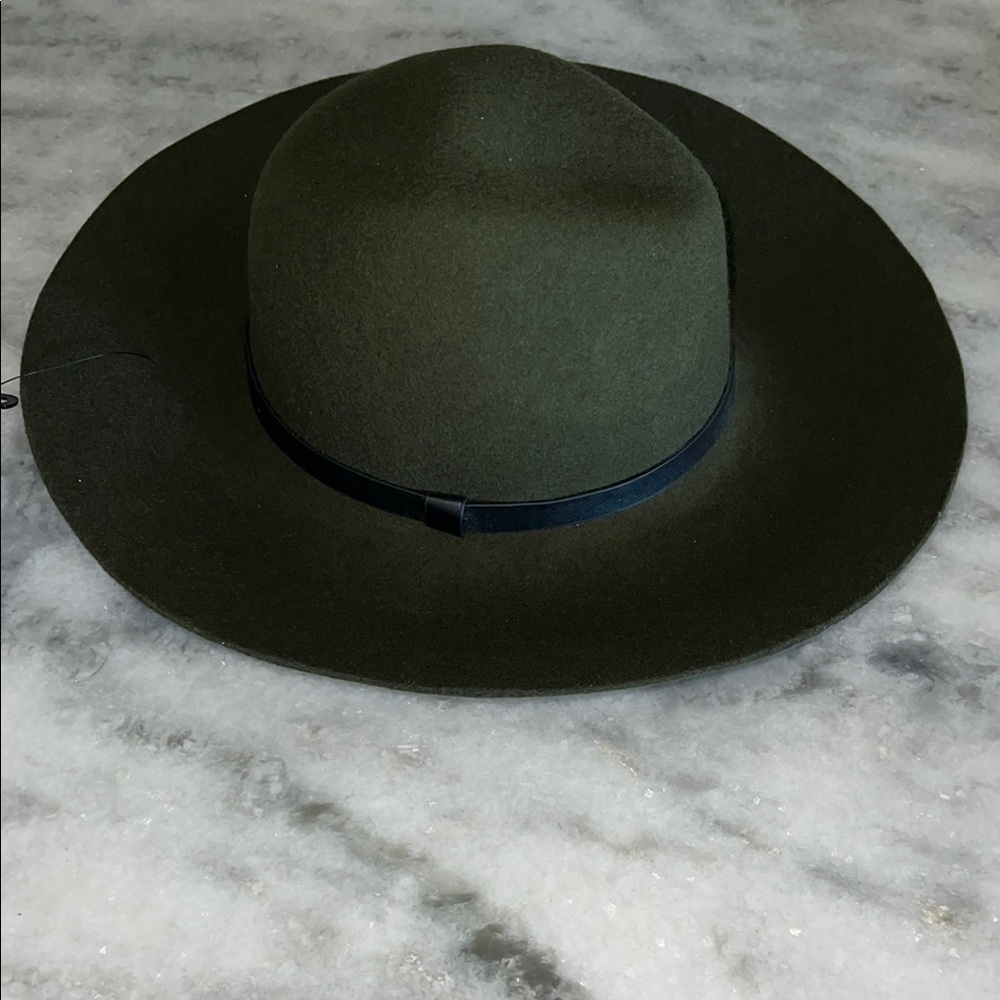 Stylish Dark Green Fedora Hat